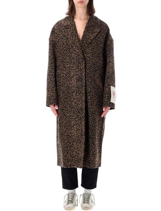 26FW 골든구스 COCOON 코쿤 싱글 브레스트 울 코트 GWP00566P00065081399 Brown