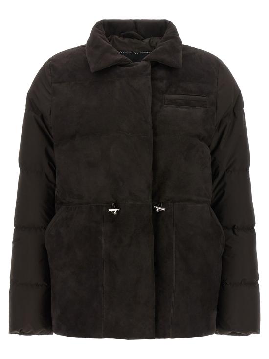 26FW 키톤 숏패딩 D62628K0563L01MARRONE Brown