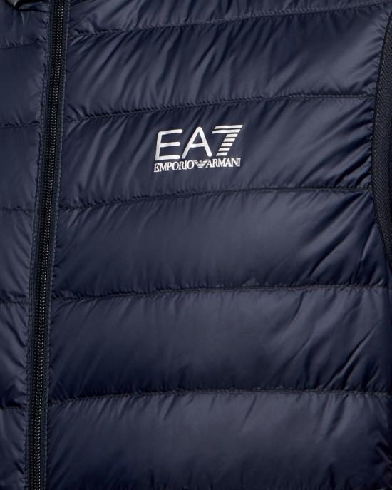 26SS 엠포리오 아르마니 패딩 조끼 7702561 Blue - EMPORIO ARMANI
