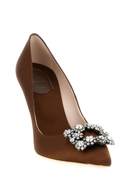 26FW 로저비비에 힐/펌프스 RVW41917620RS0S801 Brown - ROGER VIVIER