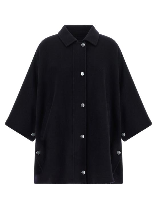 26FW 핑코 코트 107182A3FTG03 Blue - PINKO