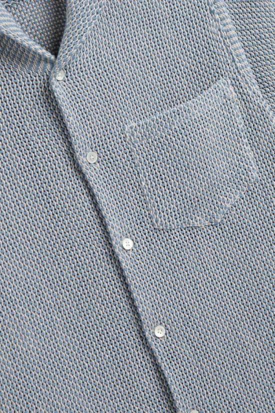 26SS 포르투기스플란넬 반팔 셔츠 004PASTEL BL Blue - PORTUGUESE FLANNEL