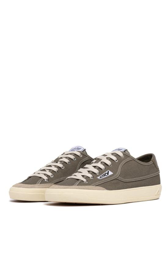 26SS 오트리 WINDSCAPE 로우 스니커즈 캔버스 SCLM CU03MILITARY Green - AUTRY