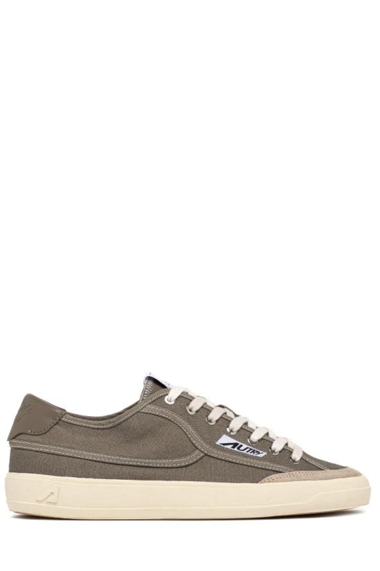 26SS 오트리 WINDSCAPE 로우 스니커즈 캔버스 SCLM CU03MILITARY Green