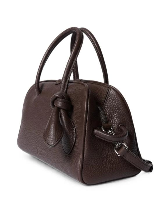 26FW 자크뮈스 TURISMO 투리스모 소프트 스몰 볼링 토트벡 BAW00416AC03A03 880 Dark brown - JACQUEMUS