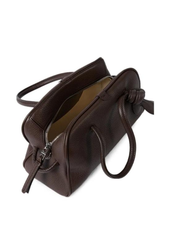 26FW 자크뮈스 TURISMO 투리스모 소프트 스몰 볼링 토트벡 BAW00416AC03A03 880 Dark brown - JACQUEMUS