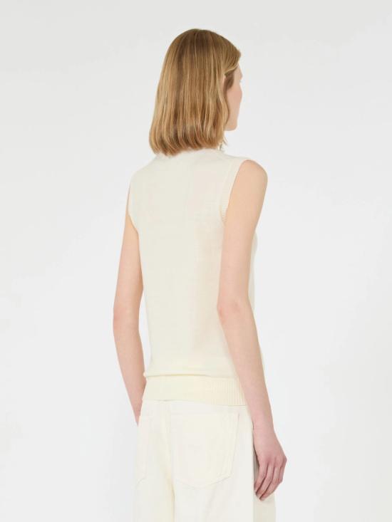 26FW 스포트막스 터틀넥 2622366011600 001 Bianco - SPORTMAX