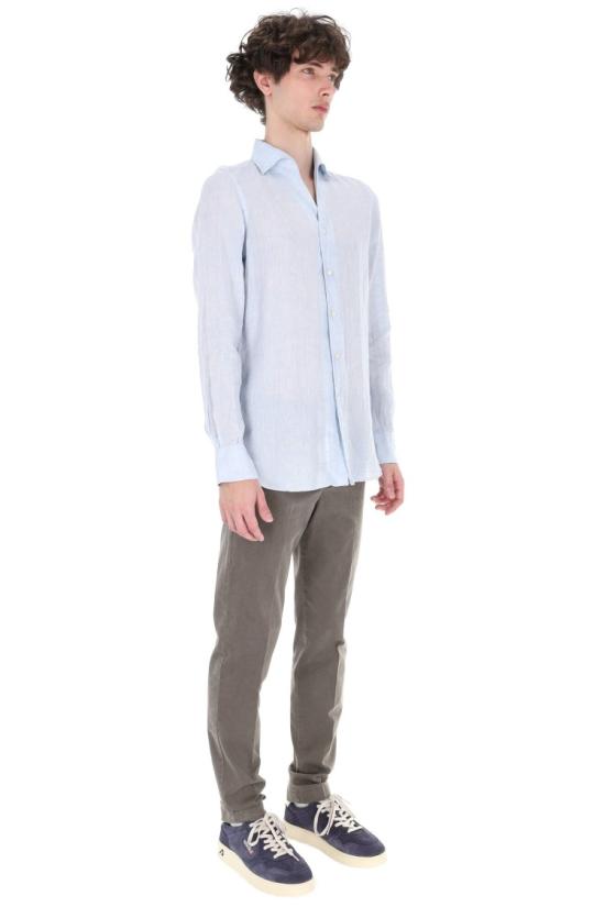 26SS 피나모레 긴팔 셔츠 GT18 010608 C003202 Blue - FINAMORE