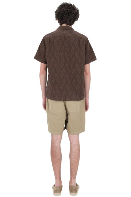26SS 포르투기스플란넬 반팔 셔츠 058MLTC Brown - PORTUGUESE FLANNEL