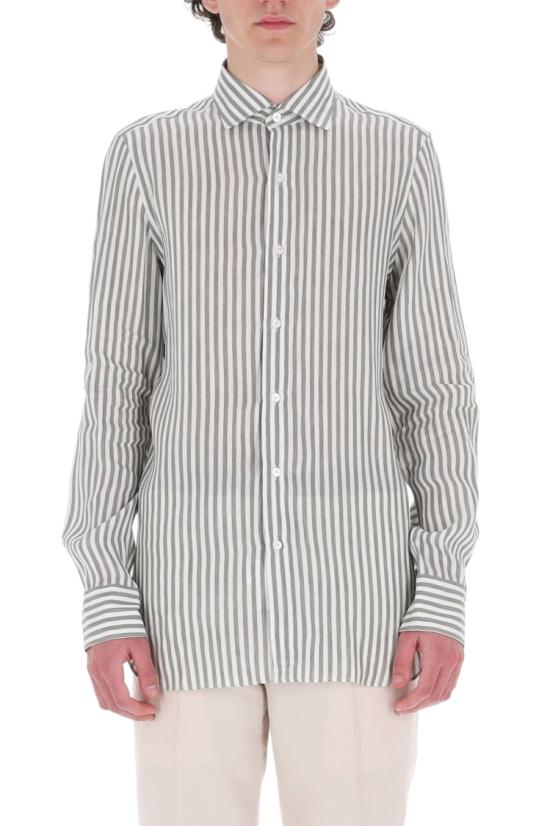 26SS 피나모레 긴팔 셔츠 GT 013057 P6044 204 Green