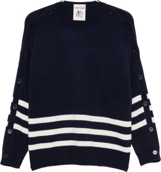 26FW 세미쿠튀르 스웨터 Y6WH51RG123 NAVY