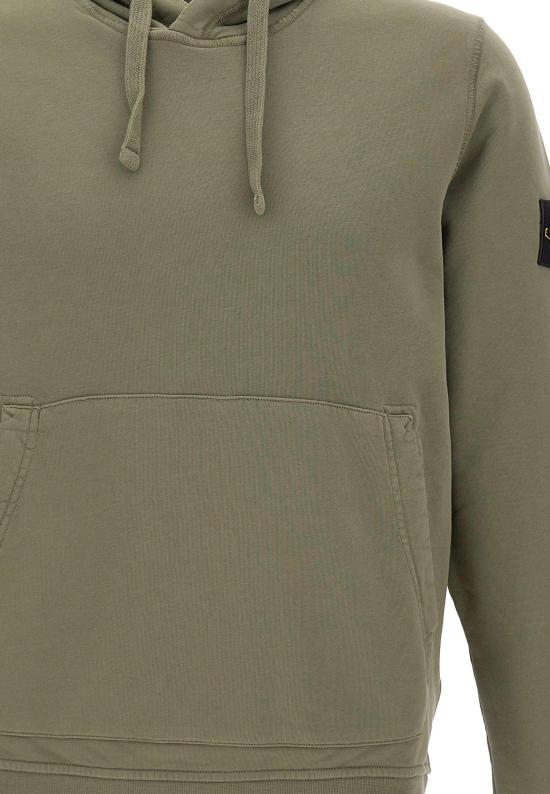 26FW 스톤 아일랜드 후드 티셔츠 6100062S0051V005G DONKERGREEN - STONE ISLAND
