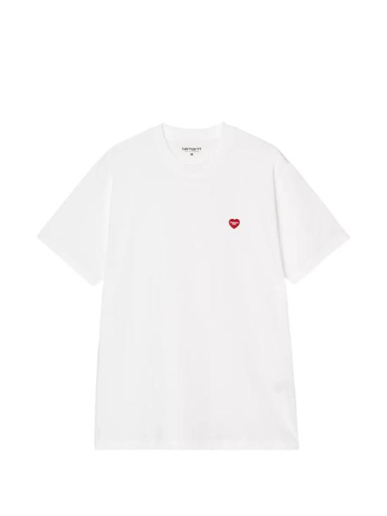 26FW 칼하트 WIP 반팔 티셔츠 I037116 1WZXX WHITE RED