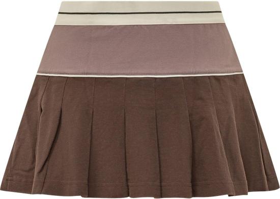 26FW 팜앤젤스 숏 스커트 PAWCU01F26FB016038 BROWN - PALM ANGELS