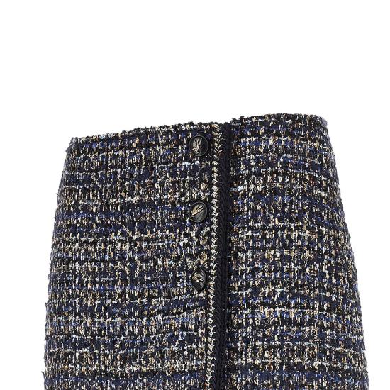 26FW 에트로 숏 스커트 WRFA021599TTB18 Blue - ETRO