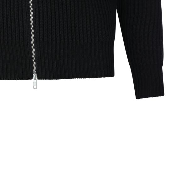 26FW MM6 메종마르지엘라 집업 니트 SH0AM0095 M13286900 BLACK - MM6 MAISON MARGIELA