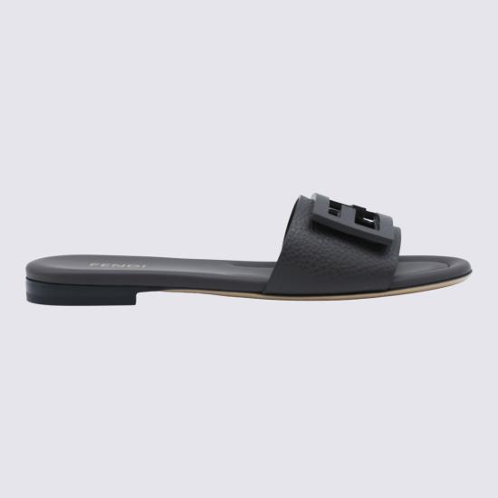 26FW 펜디 뮬/슬리퍼 8R9264 B1RFF1UOL REAL EBANO - FENDI