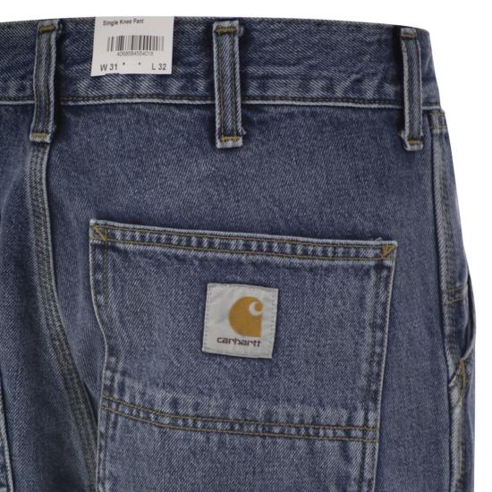 26FW 칼하트 스미스 데님 싱글 니 팬츠 I032024 MEDIUM DENIM - CARHARTT