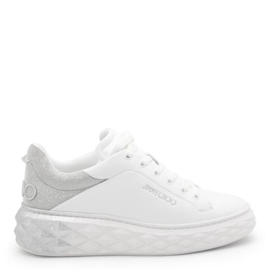 26FW 지미추 스니커즈 DIAMONDMAXIFII IVR0C8776 WHITE SILVER