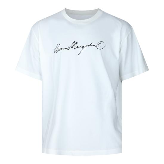 26FW MM6 메종마르지엘라 반팔 티셔츠 SH0GC0077 M20258101 WHITE