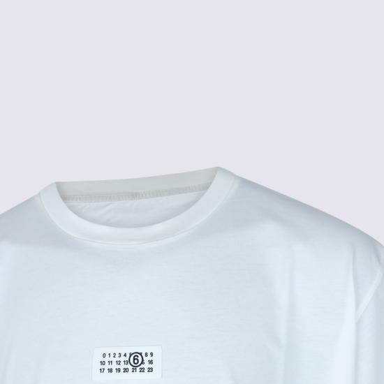 26FW MM6 메종마르지엘라 반팔 티셔츠 SH0GC0071 M20258101 WHITE - MM6 MAISON MARGIELA