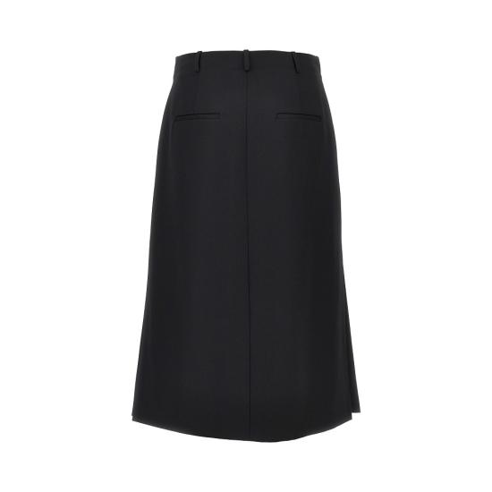 26FW 펜디 미디 스커트 FQ7767B1H8 Black - FENDI