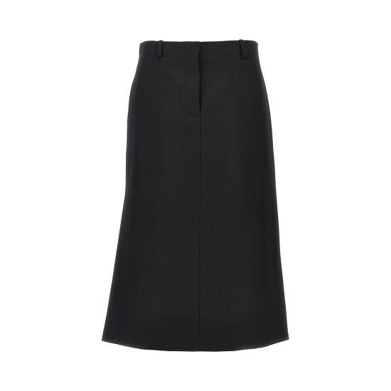 26FW 펜디 미디 스커트 FQ7767B1H8 Black