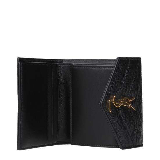  생로랑 그랑 드 뿌드르 엠보스드 레더 카산드라 마틀라세 지갑 692061BOW011000 - SAINT LAURENT