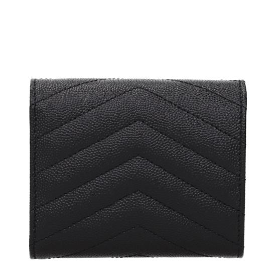 생로랑 그랑 드 뿌드르 엠보스드 레더 카산드라 마틀라세 지갑 692061BOW011000 - SAINT LAURENT