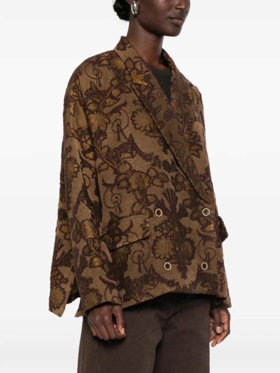 26FW 우마 왕 자켓 UP6001 UW246 MUSTARD BROWN - UMA WANG
