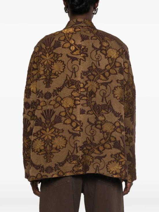 26FW 우마 왕 자켓 UP6001 UW246 MUSTARD BROWN - UMA WANG