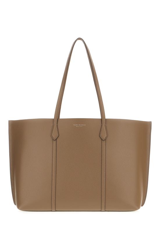 26FW 토리버치 레더 페리 토트백 169476 250 TAUPE OAK