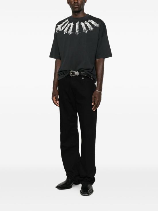26FW 팜앤젤스 반팔 티셔츠 PAMAA003JR001 1003 BLACK - PALM ANGELS
