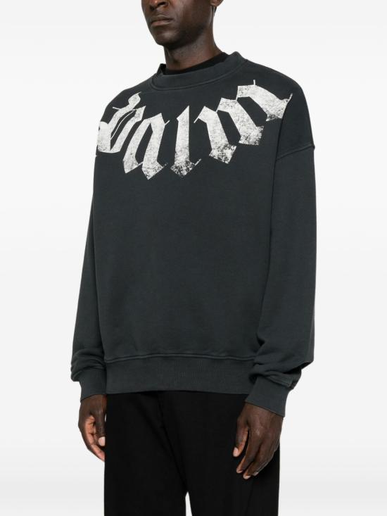 26FW 팜앤젤스 긴팔 티셔츠 PAMBA004FL001 1003 BLACK - PALM ANGELS