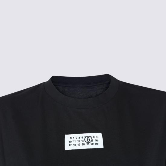 26FW MM6 메종마르지엘라 뉴메릭 코튼 저지 티셔츠 S52GC0327 M20258900 BLACK - MM6 MAISON MARGIELA