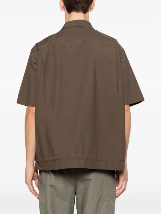 26SS 사카이 반팔 셔츠 03922M550 Taupe - SACAI