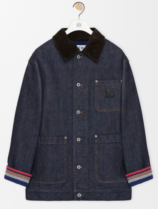 26SS 로에베 데님 자켓 H526Y50W44 6802 RAWDENIMBLUE