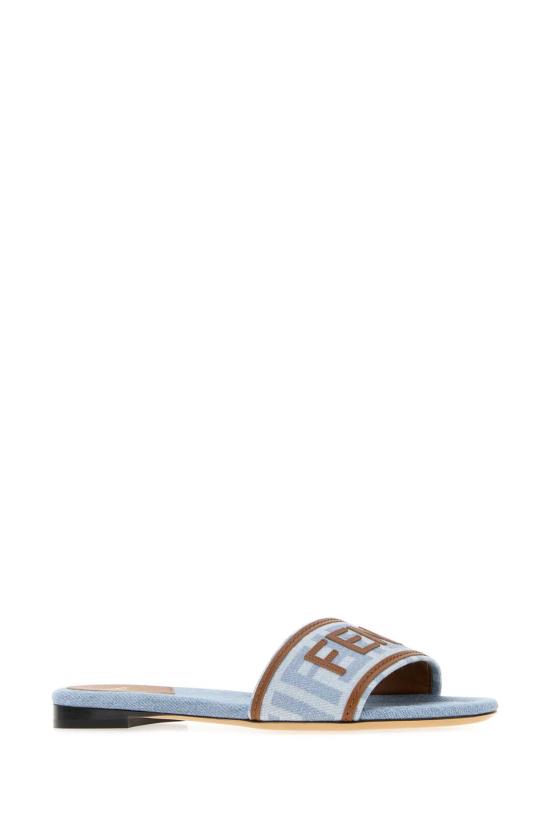 26FW 펜디 뮬/슬리퍼 8R8092AY2Z F1XIA DENIMCIELOSELLIER - FENDI