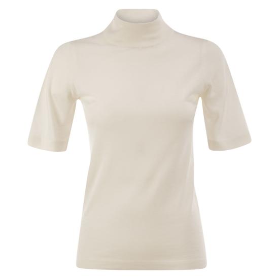 26FW 브루넬로 쿠치넬리 터틀넥 M13800004 WHITE
