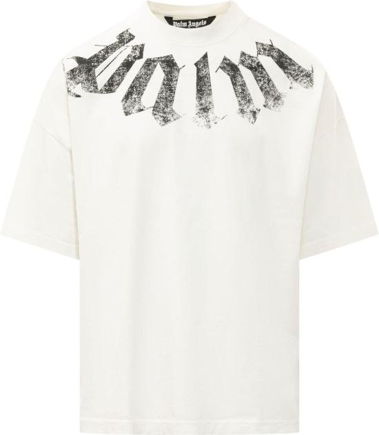 26FW 팜앤젤스 반팔 티셔츠 PAMAA03F26JR010310 WHITE
