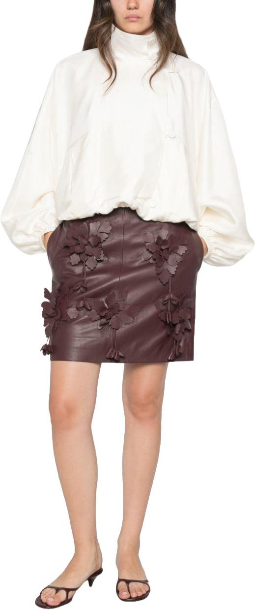 26FW 알베르타 페레티 숏 스커트 370266900106 BROWN