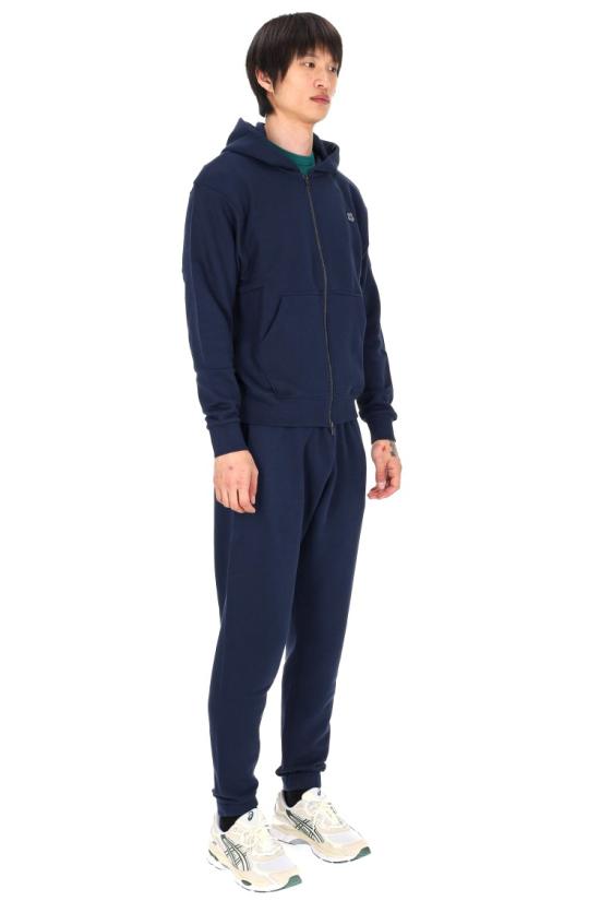 26SS 겐조 와일드 타이거 엠브로이더드 후드 티셔츠 FG55HO2034MJ76 Blue - KENZO