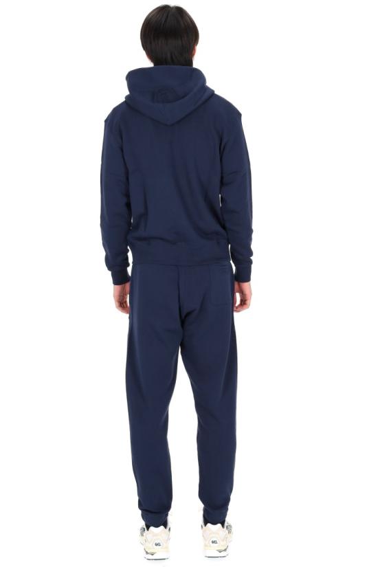 26SS 겐조 와일드 타이거 엠브로이더드 후드 티셔츠 FG55HO2034MJ76 Blue - KENZO