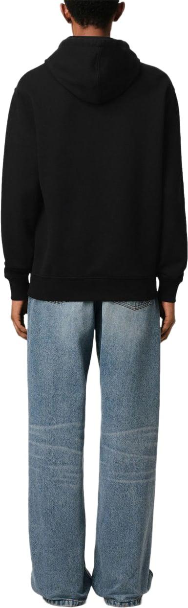26FW 아미 후드 티셔츠 BFUSW235D730001 BLACK - AMI