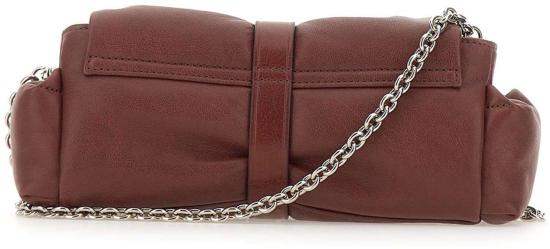 26FW 비비안웨스트우드 하트 레더 오르브 클러치 파우치 49030004WL00BXD405 BROWN - VIVIENNE WESTWOOD