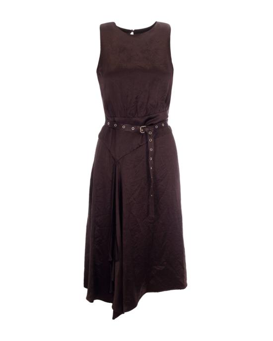 26SS 리우조 미디 원피스 8642770 Brown