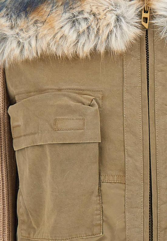 26FW 디젤 무스탕 A221330CJCH7CS DONKERGREEN - DIESEL