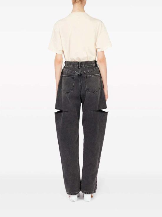 26FW 마르지엘라 컷아웃 진 S51LA0051S30743 BLACK WASHED - MAISON MARGIELA