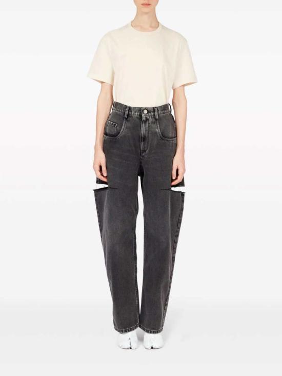 26FW 마르지엘라 컷아웃 진 S51LA0051S30743 BLACK WASHED - MAISON MARGIELA
