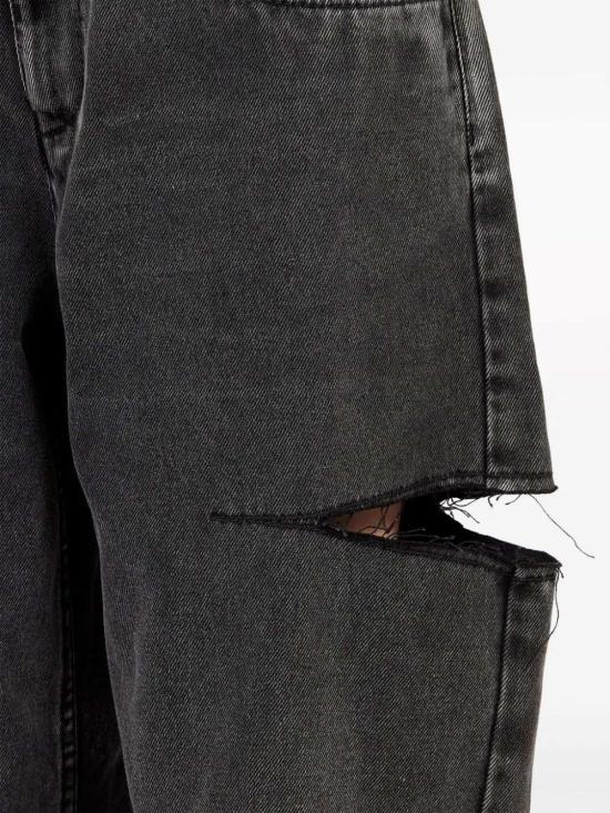 26FW 마르지엘라 컷아웃 진 S51LA0051S30743 BLACK WASHED - MAISON MARGIELA